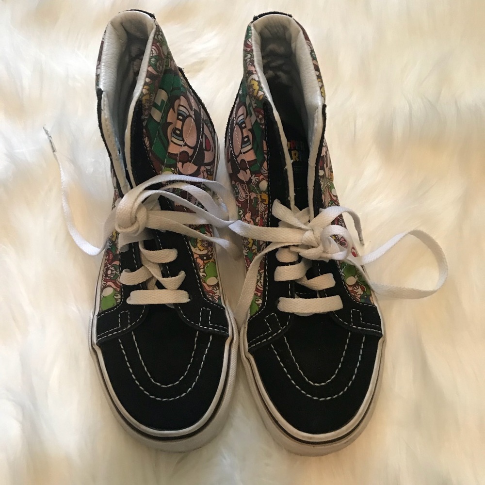 Super Mario Themed Vans